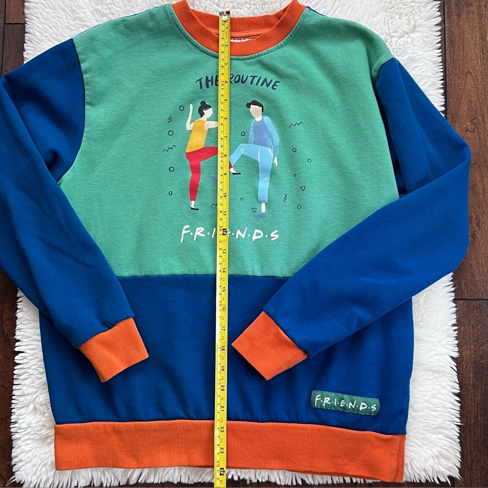 Culturefly Vintage The Routine Colorblock Sweatshirt Ross & Monica Size Medium - Picture 11 of 11
